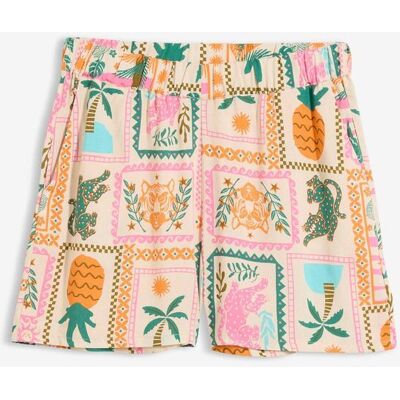 bonprix Shorts aus fließender Viskosebeige 36Damen bonprix Shorts aus fließender Viskosebeige 36Damen