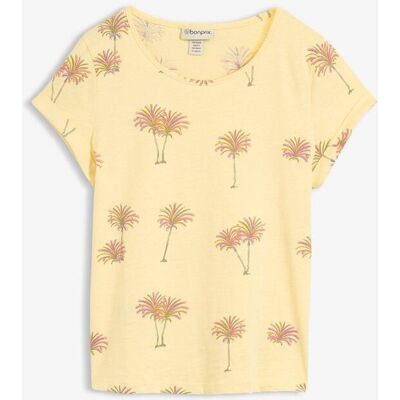 bonprix T-Shirt aus reiner Bio-Baumwollegelb 44Damen bonprix T-Shirt aus reiner Bio-Baumwollegelb 44Damen