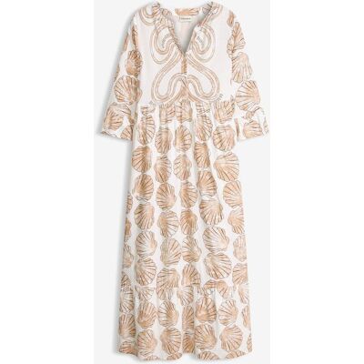 bonprix Tunika-Kleid aus fließender Viskoseweiß 38Damen bonprix Tunika-Kleid aus fließender Viskoseweiß 38Damen