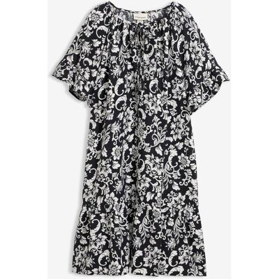 bonprix Tunika-Kleid aus softem Viskose-Mixschwarz 50Damen bonprix Tunika-Kleid aus softem Viskose-Mixschwarz 50Damen