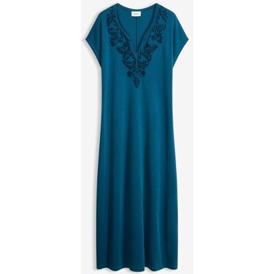 bonprix Tunika-Kleid mit Stickereipetrol 40Damen bonprix Tunika-Kleid mit Stickereipetrol 40Damen