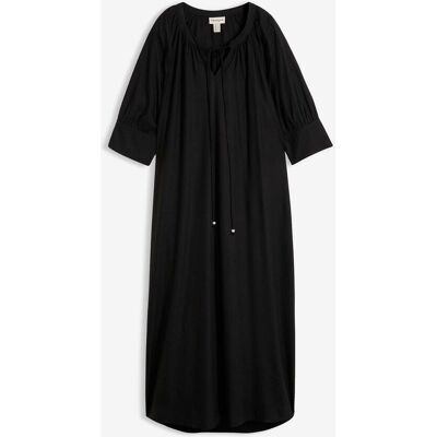 bonprix Tunika-Kleid aus fließender Viskoseschwarz 42Damen bonprix Tunika-Kleid aus fließender Viskoseschwarz 42Damen