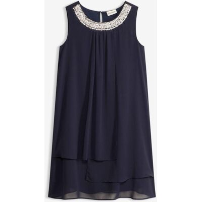 bonprix Premium Kleid mit Applikationblau 44Damen bonprix Premium Kleid mit Applikationblau 44Damen