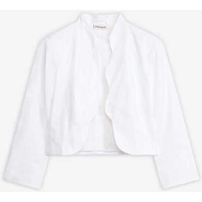 bonprix Bolero aus feiner Baumwolleweiß 48Damen bonprix Bolero aus feiner Baumwolleweiß 48Damen