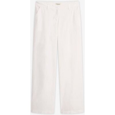 bonprix Webhose aus Leinen-Baumwoll-Mixweiß 52Damen bonprix Webhose aus Leinen-Baumwoll-Mixweiß 52Damen