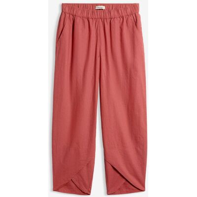 bonprix 3/4-Hose aus leichtem Leinen-Mixrot 54Damen bonprix 3/4-Hose aus leichtem Leinen-Mixrot 54Damen