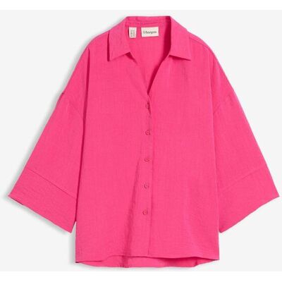 bonprix Oversize-Bluse aus Viskose-Mixpink 36Damen bonprix Oversize-Bluse aus Viskose-Mixpink 36Damen