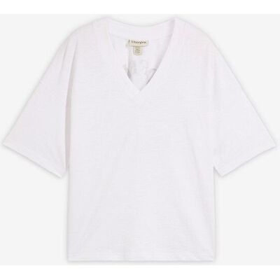 bonprix Weites T-Shirt aus reiner Bio-Baumwolleweiß 52Damen bonprix Weites T-Shirt aus reiner Bio-Baumwolleweiß 52Damen