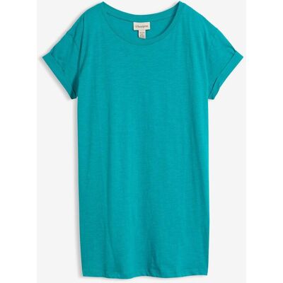 bonprix Boxy-Longshirt mit kurzen Ärmelngrün 40Damen bonprix Boxy-Longshirt mit kurzen Ärmelngrün 40Damen
