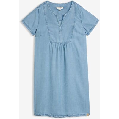 bonprix Kleid aus Lyocellblau 46Damen bonprix Kleid aus Lyocellblau 46Damen