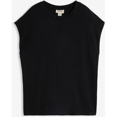 bonprix T-Shirt aus softer Viskoseschwarz 56Damen bonprix T-Shirt aus softer Viskoseschwarz 56Damen