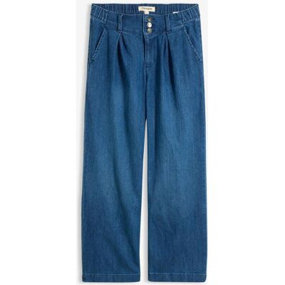 bonprix Cropped Wide-Leg-Jeans High Waist, Bequembundblau 46Damen bonprix Cropped Wide-Leg-Jeans High Waist, Bequembundblau 46Damen