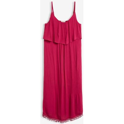 bonprix Maxikleid aus strukturierter Viskosepink 52Damen bonprix Maxikleid aus strukturierter Viskosepink 52Damen