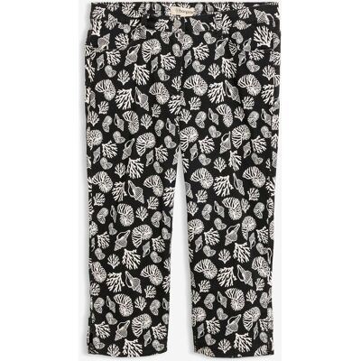 bonprix Capri-Hose aus Baumwollstretchschwarz 42Damen bonprix Capri-Hose aus Baumwollstretchschwarz 42Damen