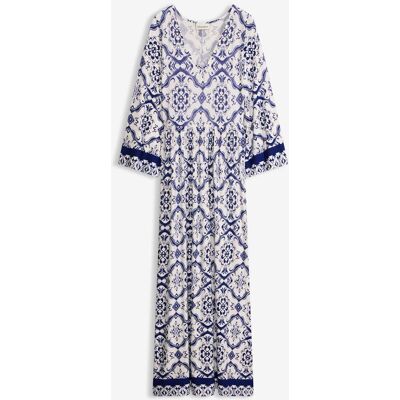 bonprix Maxikleid aus softem Viskose-Mixweiß 44Damen bonprix Maxikleid aus softem Viskose-Mixweiß 44Damen