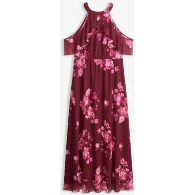 bonprix Maxikleid aus Meshrot 44Damen bonprix Maxikleid aus Meshrot 44Damen
