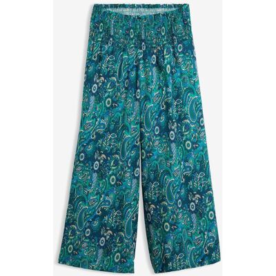 bonprix Palazzo-Hose aus fließender Viskosegrün 42Damen bonprix Palazzo-Hose aus fließender Viskosegrün 42Damen