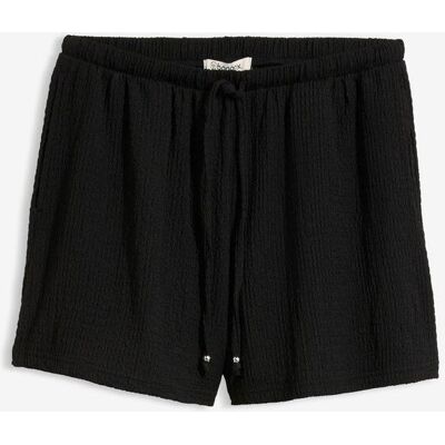 bonprix Lockere Schlupf-Shorts aus strukturiertem Crêpeschwarz 44Damen bonprix Lockere Schlupf-Shorts aus strukturiertem Crêpeschwarz 44Damen