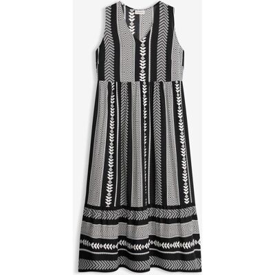 bonprix Maxikleid aus fließender Viskoseschwarz 46Damen bonprix Maxikleid aus fließender Viskoseschwarz 46Damen
