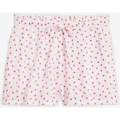 bonprix Schlupf-Shorts aus luftigem Musselinweiß 36Damen bonprix Schlupf-Shorts aus luftigem Musselinweiß 36Damen