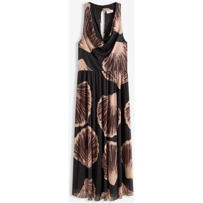 bonprix Maxikleid mit Meshschwarz 40Damen bonprix Maxikleid mit Meshschwarz 40Damen