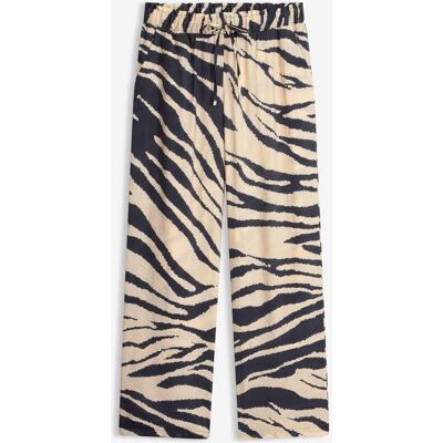 bonprix Palazzo-Hose aus fließendem Viskose-Mixbeige 44Damen bonprix Palazzo-Hose aus fließendem Viskose-Mixbeige 44Damen