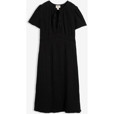bonprix Tunika-Kleid aus Musselinschwarz 46Damen bonprix Tunika-Kleid aus Musselinschwarz 46Damen