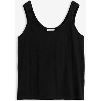bonprix Tanktop aus reiner Bio-Baumwolleschwarz 36Damen bonprix Tanktop aus reiner Bio-Baumwolleschwarz 36Damen
