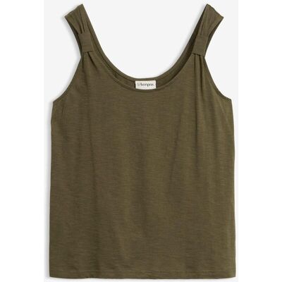 bonprix Tanktop aus reiner Bio-Baumwollegrün 36Damen bonprix Tanktop aus reiner Bio-Baumwollegrün 36Damen