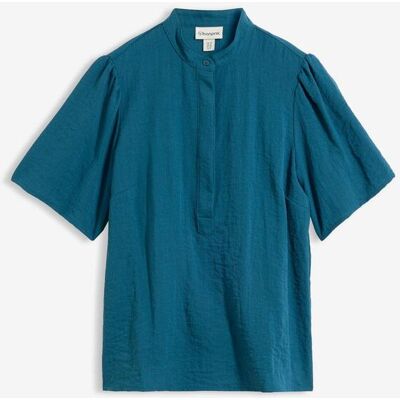 bonprix Bluse aus Viskose-Mixpetrol 54Damen bonprix Bluse aus Viskose-Mixpetrol 54Damen