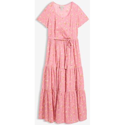 bonprix Kleid mit kurzen Ärmelnrosa 40Damen bonprix Kleid mit kurzen Ärmelnrosa 40Damen