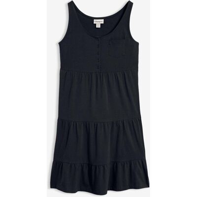 bonprix Baumwoll Jerseykleid, kurzschwarz 52Damen bonprix Baumwoll Jerseykleid, kurzschwarz 52Damen