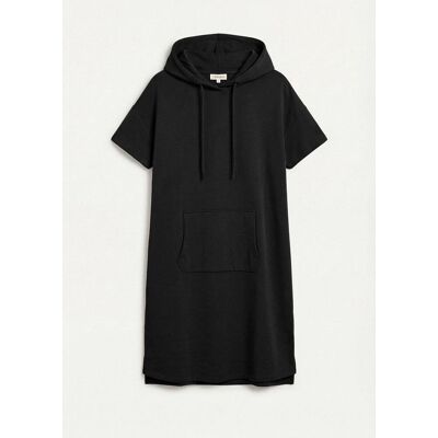 bonprix Sweatkleid mit Kapuze aus Baumwoll-Mixschwarz 40Damen bonprix Sweatkleid mit Kapuze aus Baumwoll-Mixschwarz 40Damen