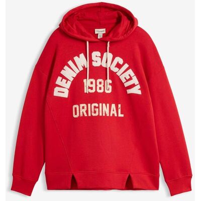 bonprix Oversize Hoodie aus reiner Baumwollerot 40Damen bonprix Oversize Hoodie aus reiner Baumwollerot 40Damen