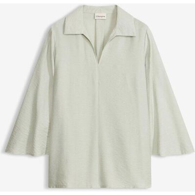 bonprix Tunikabluse aus softem Viskose-Mixgrün 40Damen bonprix Tunikabluse aus softem Viskose-Mixgrün 40Damen