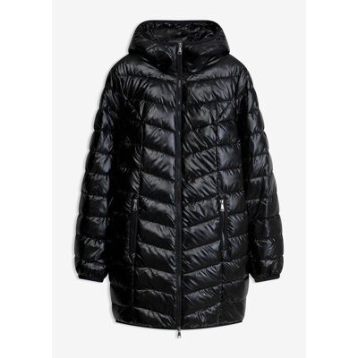 bonprix Steppjacke in Metallic-Optikschwarz 38Damen bonprix Steppjacke in Metallic-Optikschwarz 38Damen