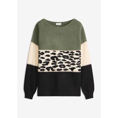 bonprix Oversize-Pullover mit U-Boot-Ausschnittschwarz 40Damen bonprix Oversize-Pullover mit U-Boot-Ausschnittschwarz 40Damen