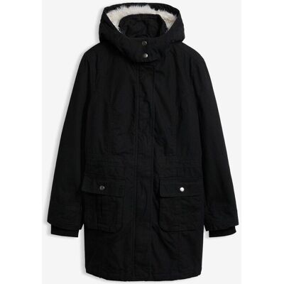 bonprix Wattierter Baumwoll-Parkaschwarz 48Damen bonprix Wattierter Baumwoll-Parkaschwarz 48Damen