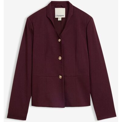 bonprix Blazer mit Kelchkragenrot 52Damen bonprix Blazer mit Kelchkragenrot 52Damen