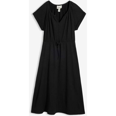 bonprix Jersey Kleid aus fließendem Viskose-Mixschwarz 36Damen bonprix Jersey Kleid aus fließendem Viskose-Mixschwarz 36Damen