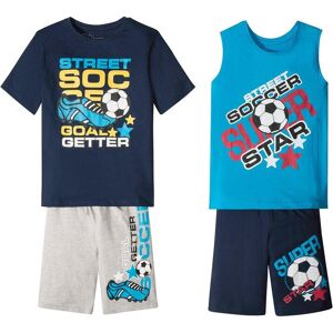 bonprix T-Shirt + Tanktop + Bermudas (4-tlg. Set)blau 176Knaben bonprix T-Shirt + Tanktop + Bermudas (4-tlg. Set)blau 176Knaben