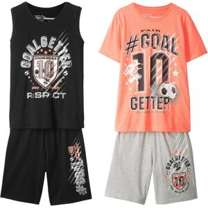 bonprix Jungen T-Shirt + Tanktop + Bermudas (4-tlg. Set)schwarz 152Knaben bonprix Jungen T-Shirt + Tanktop + Bermudas (4-tlg. Set)schwarz 152Knaben