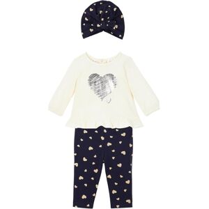 bonprix Langarmshirt mit Leggings und Mütze aus reiner Bio-Baumwolle (3-tlg.Set)weiß 68Mädchen bonprix Langarmshirt mit Leggings und Mütze aus reiner Bio-Baumwolle (3-tlg.Set)weiß 68Mädchen