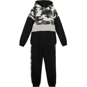 bonprix Jogginganzug aus reiner Bio-Baumwolle (2-tlg.Set)schwarz 140Knaben bonprix Jogginganzug aus reiner Bio-Baumwolle (2-tlg.Set)schwarz 140Knaben