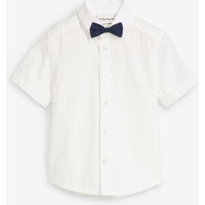 bonprix Kurzarmhemd und Fliege aus reiner Baumwolle (2-tlg.Set)weiß 116Knaben bonprix Kurzarmhemd und Fliege aus reiner Baumwolle (2-tlg.Set)weiß 116Knaben