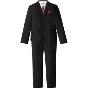 bonprix Anzug (4-tlg. Set) mit Hemd und Krawatteschwarz 140Knaben bonprix Anzug (4-tlg. Set) mit Hemd und Krawatteschwarz 140Knaben