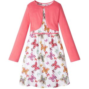 bonprix Kleid + Gürtel + Bolero (3-tlg. Set)weiß 146Mädchen bonprix Kleid + Gürtel + Bolero (3-tlg. Set)weiß 146Mädchen
