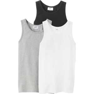 bonprix Unterhemd mit weicher Baumwolle (3er Pack)schwarz 140Knaben bonprix Unterhemd mit weicher Baumwolle (3er Pack)schwarz 140Knaben