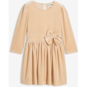 bonprix Ausgestelltes Samtkleidbeige 116Mädchen bonprix Ausgestelltes Samtkleidbeige 116Mädchen