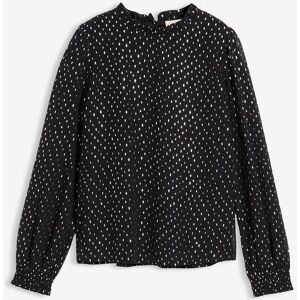 bonprix Chiffonbluse mit Rüschenkragenschwarz 176Mädchen bonprix Chiffonbluse mit Rüschenkragenschwarz 176Mädchen